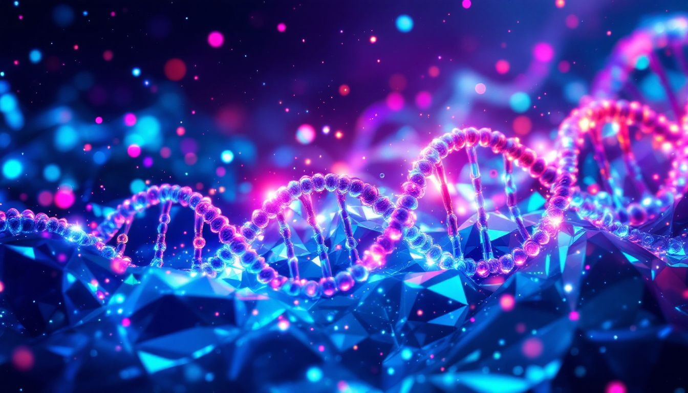 Different types of genetic variants including SNVs and structural variants.
