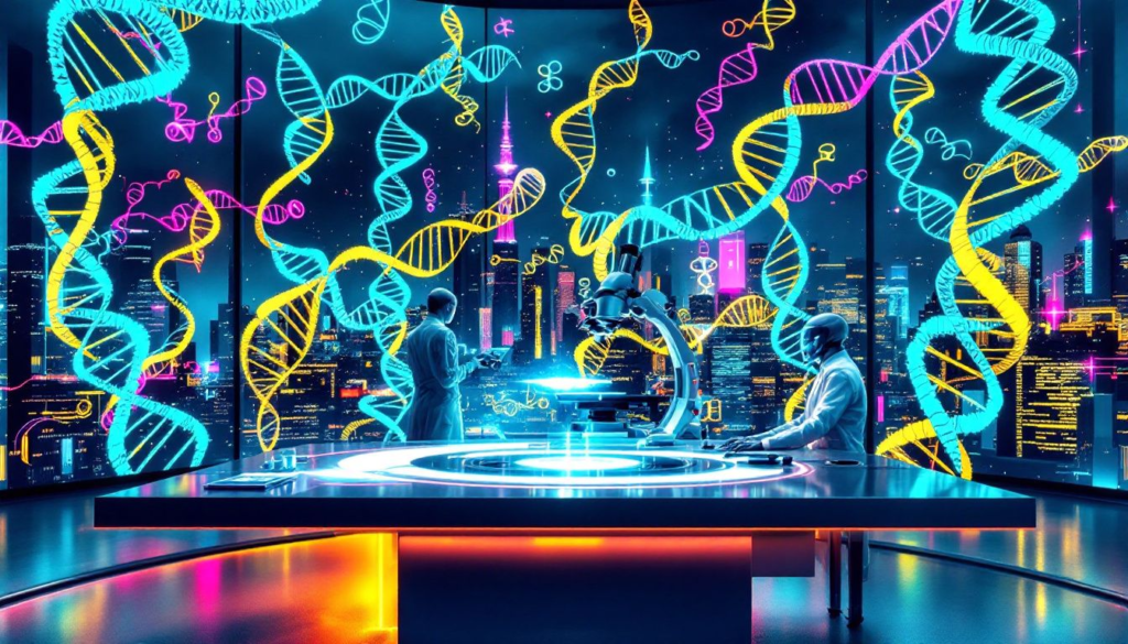 A visual representation of the applications of genetic testing in healthcare.