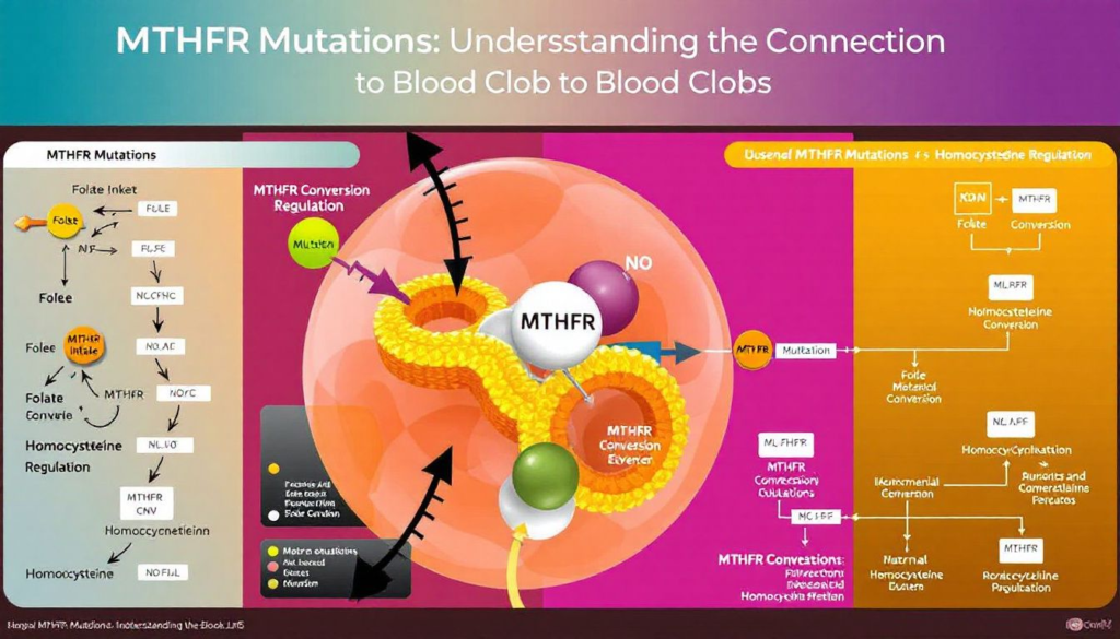 Treatment options for managing blood clots related to MTHFR mutations.