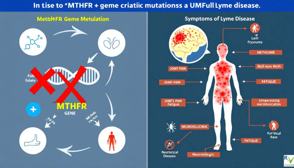Impact of MTHFR mutations on Lyme disease symptoms.