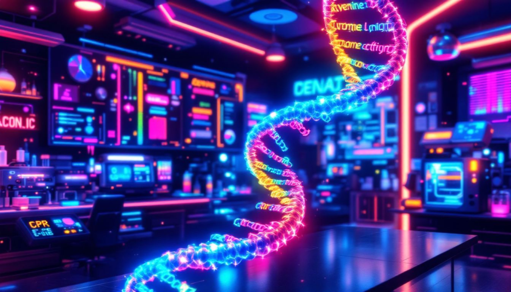 An illustration depicting various genetic testing methods.