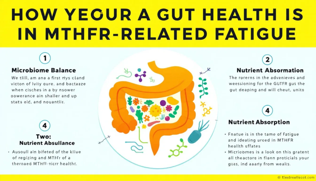 The importance of gut health in MTHFR-related fatigue.