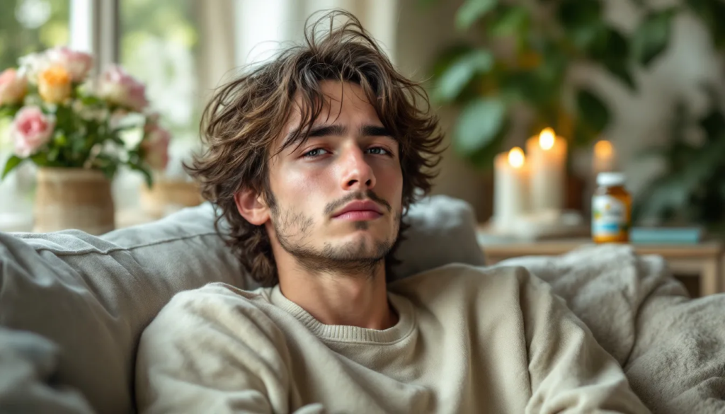 A person experiencing symptoms associated with MTHFR deficiency.