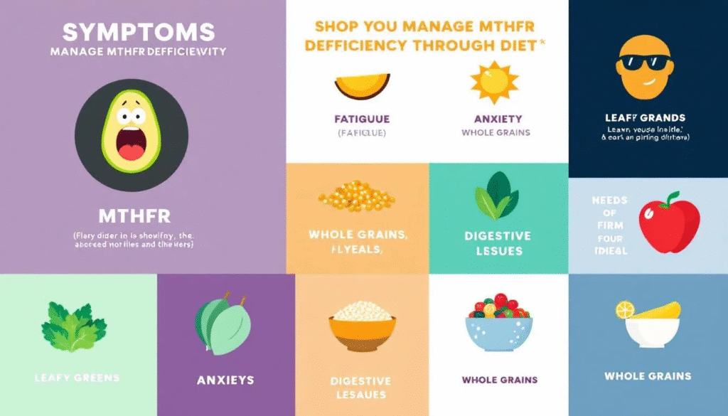 Managing MTHFR deficiency through dietary choices.