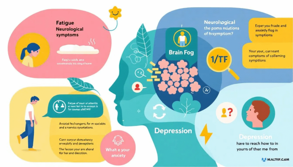 Neurological symptoms related to MTHFR mutations.